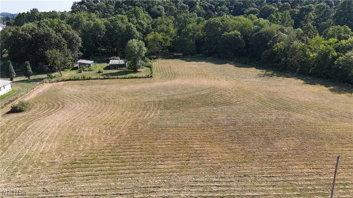 Drone / aerial view of a heavily wooded area