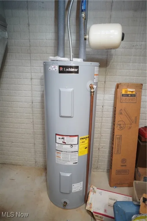 Utilities with electric water heater