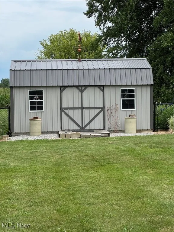 View of outbuilding