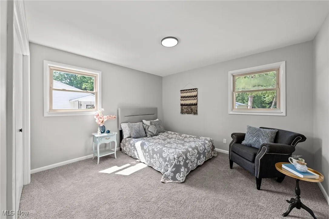 Bedroom featuring carpet flooring