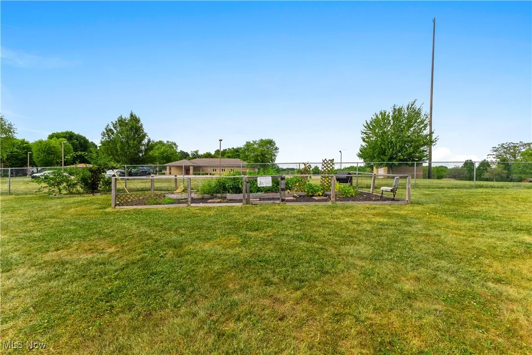 View of yard featuring a vegetable garden