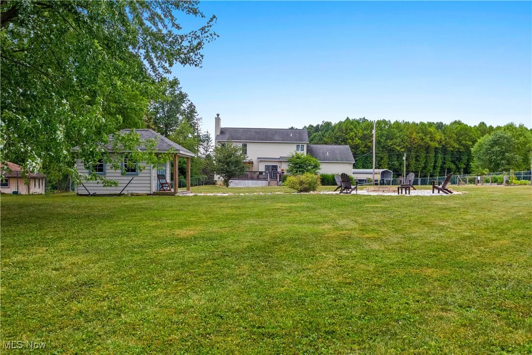 View of green lawn