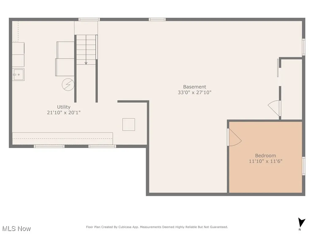 View of room layout