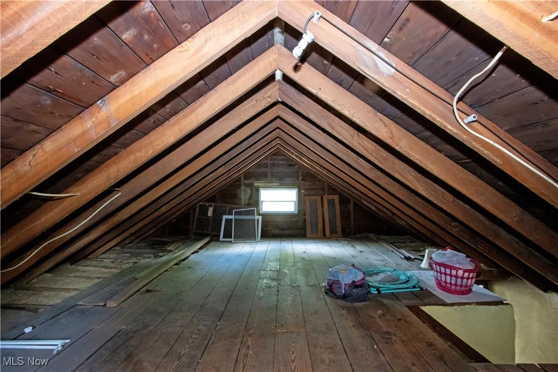 View of attic
