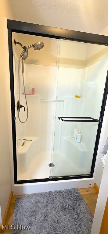 Full bath with a stall shower
