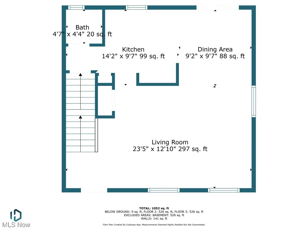 View of room layout