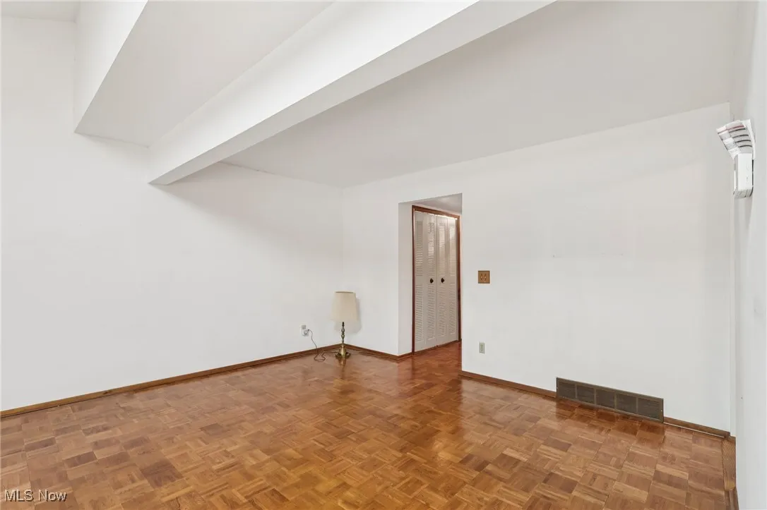 Empty room with baseboards