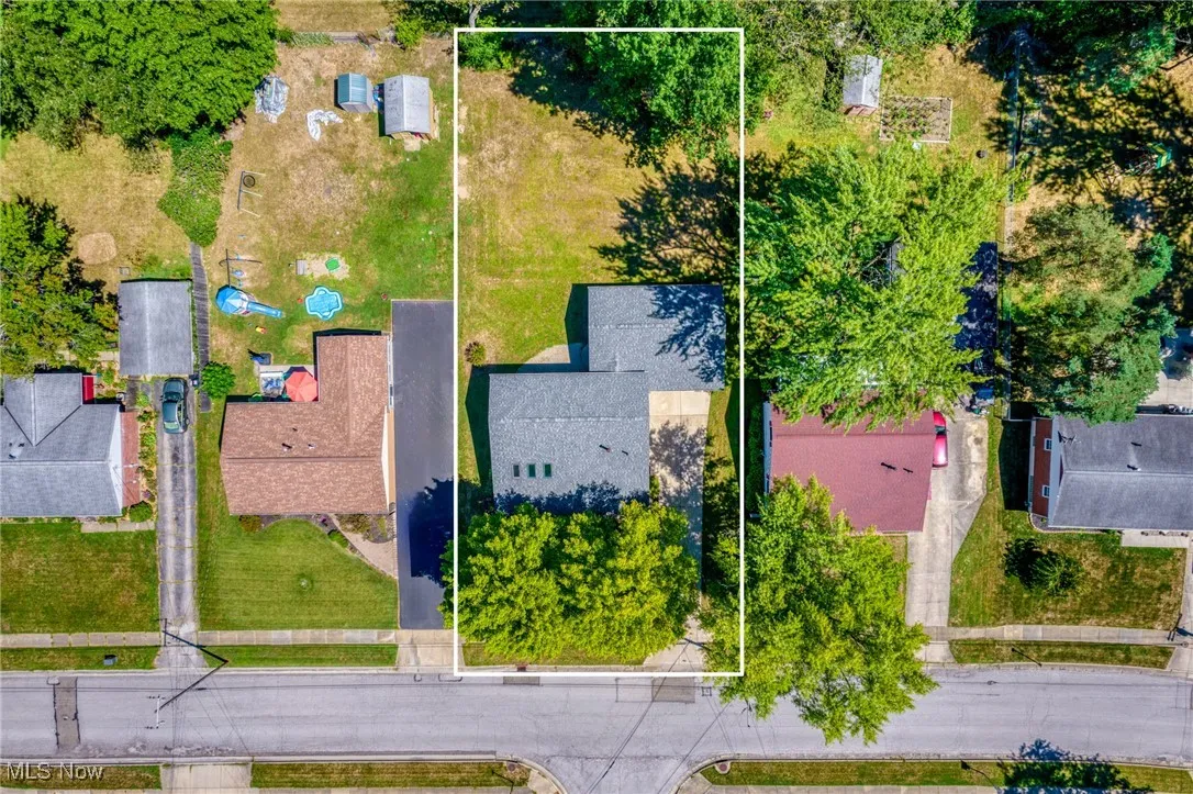View of property location featuring property parcel outlined