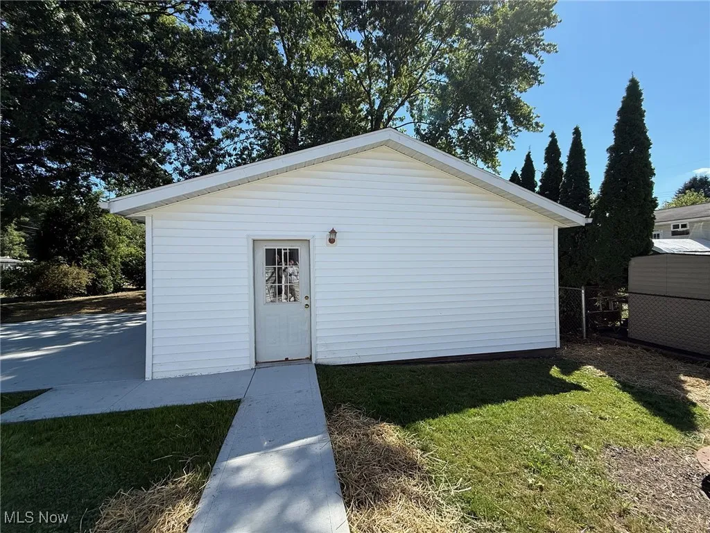 View of outdoor structure