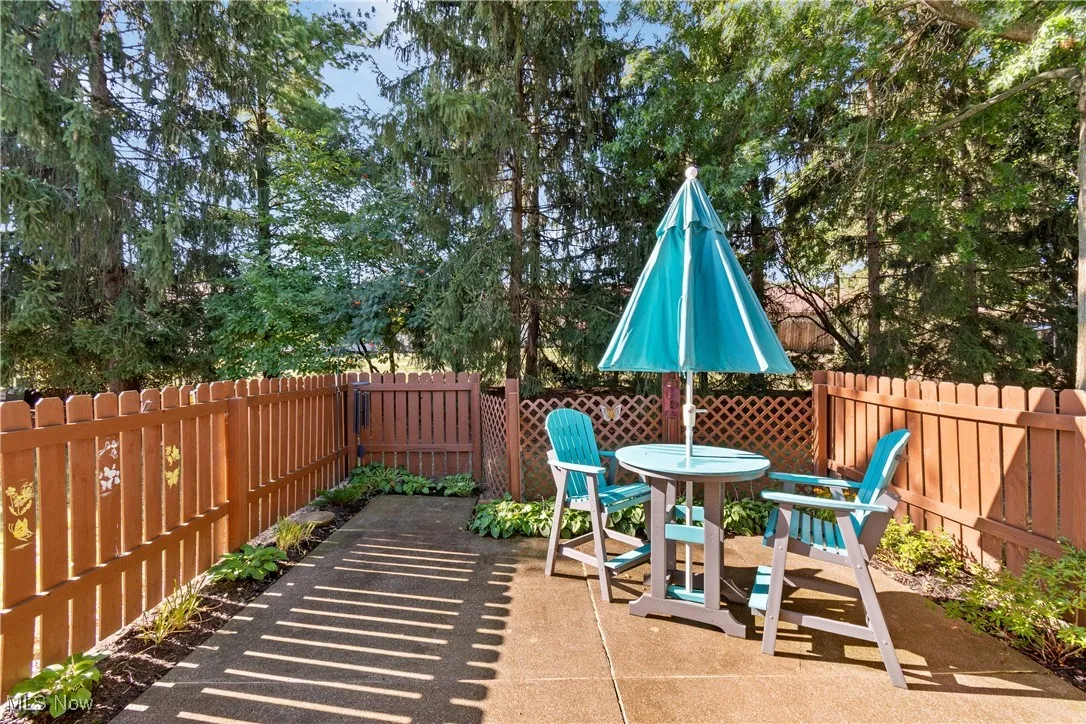 View of patio area