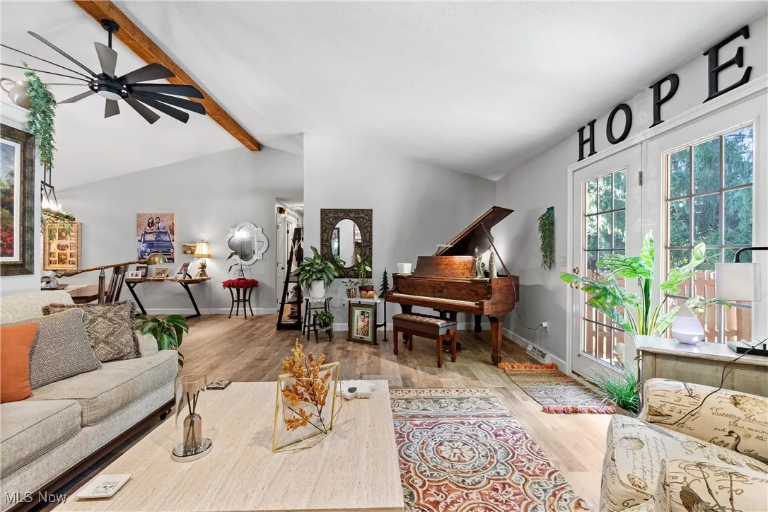 Open living room area