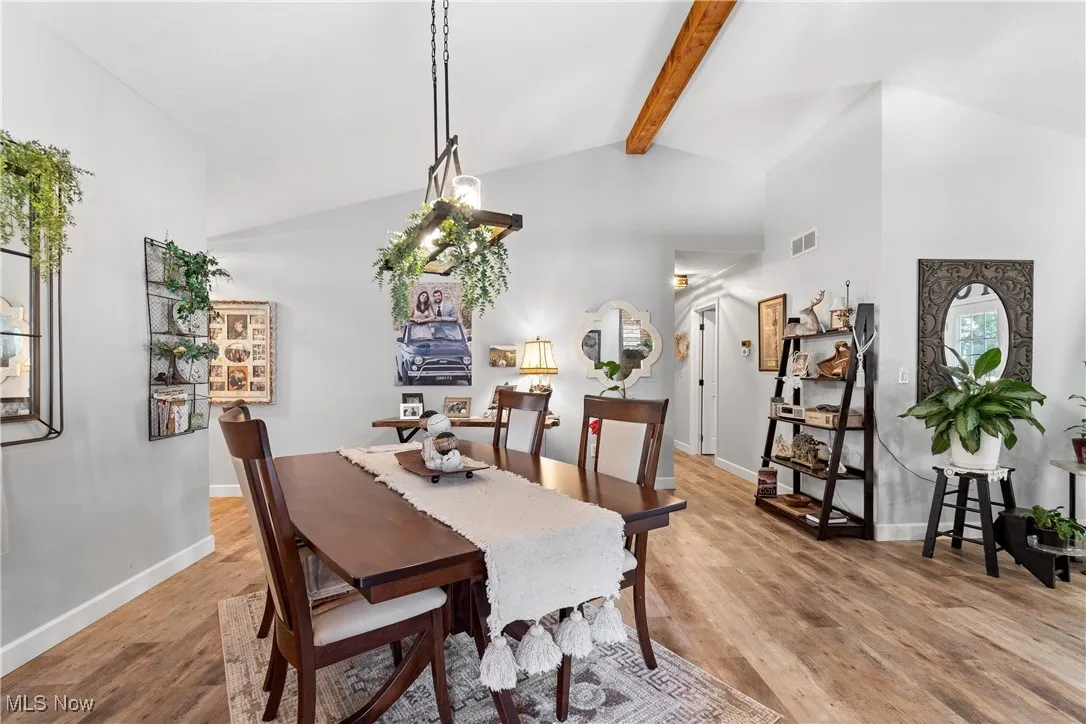 View of dining area