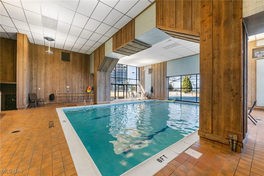 View of indoor pool