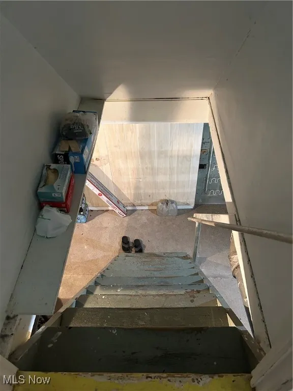 View of stairs