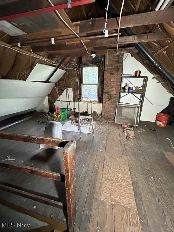 View of attic