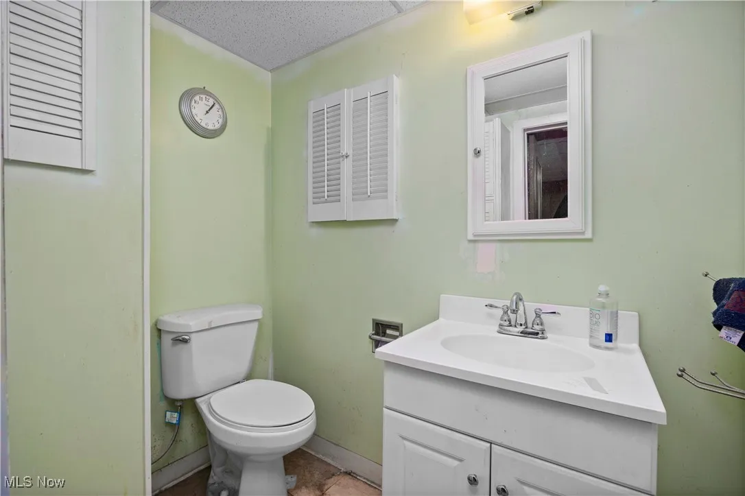 half bath in basement