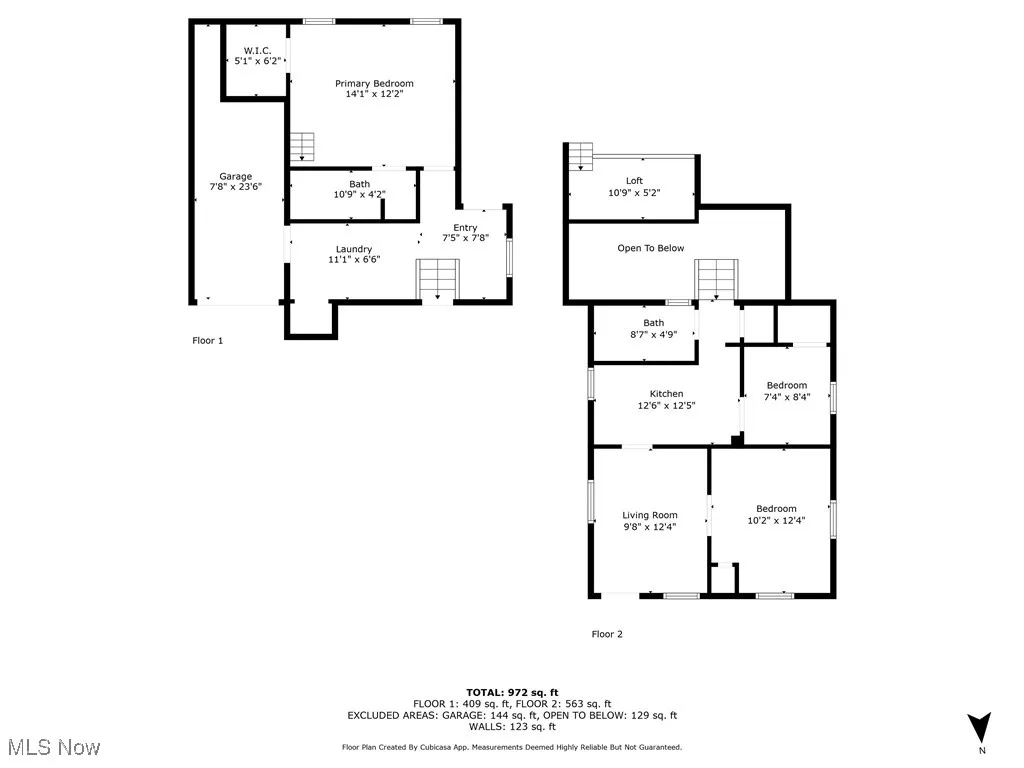 View of floor plan / room layout