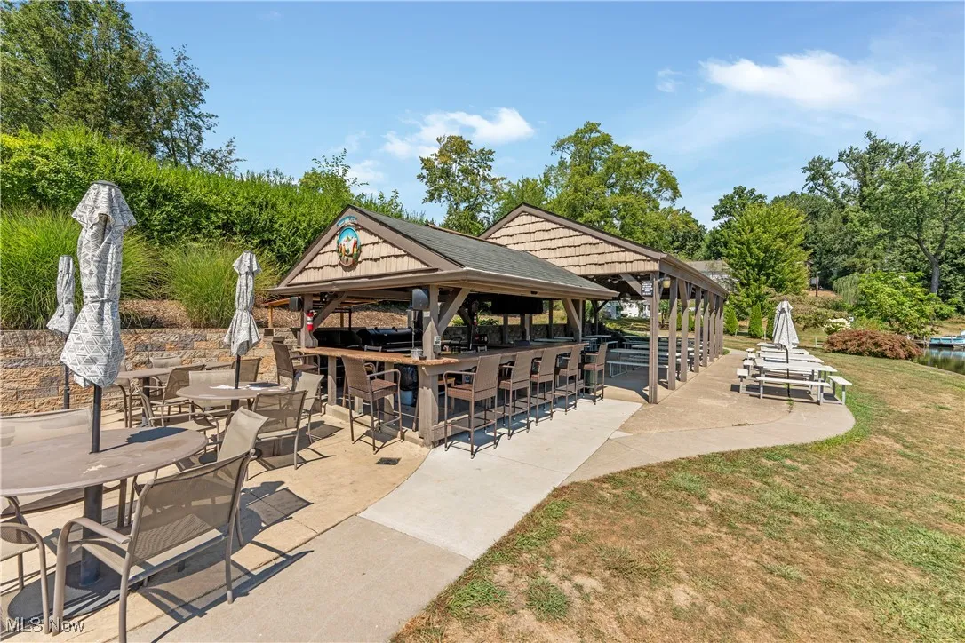 Clubhouse pavilion