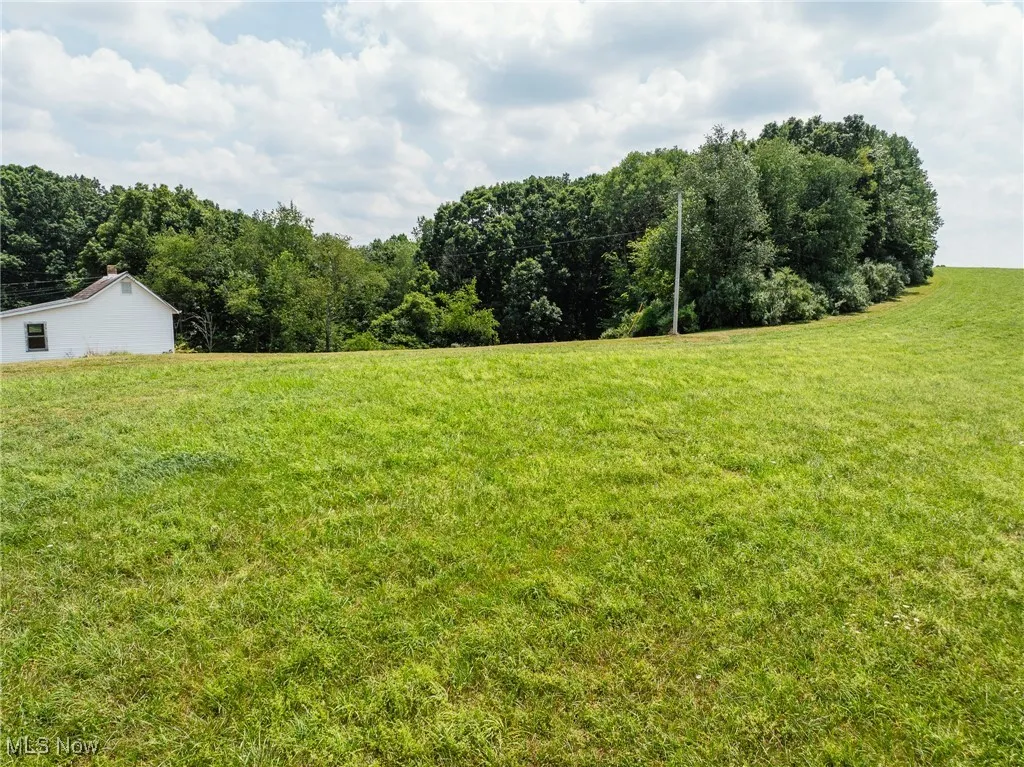 View of grassy yard featuring a view of countryside