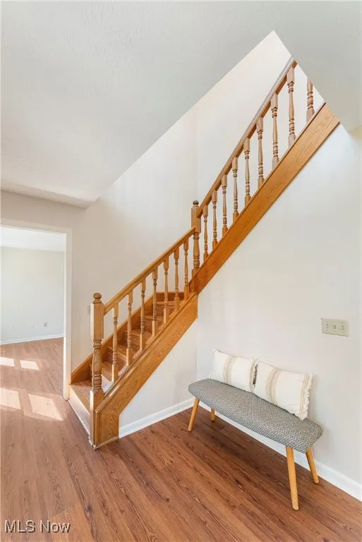Staircase with LVP floors