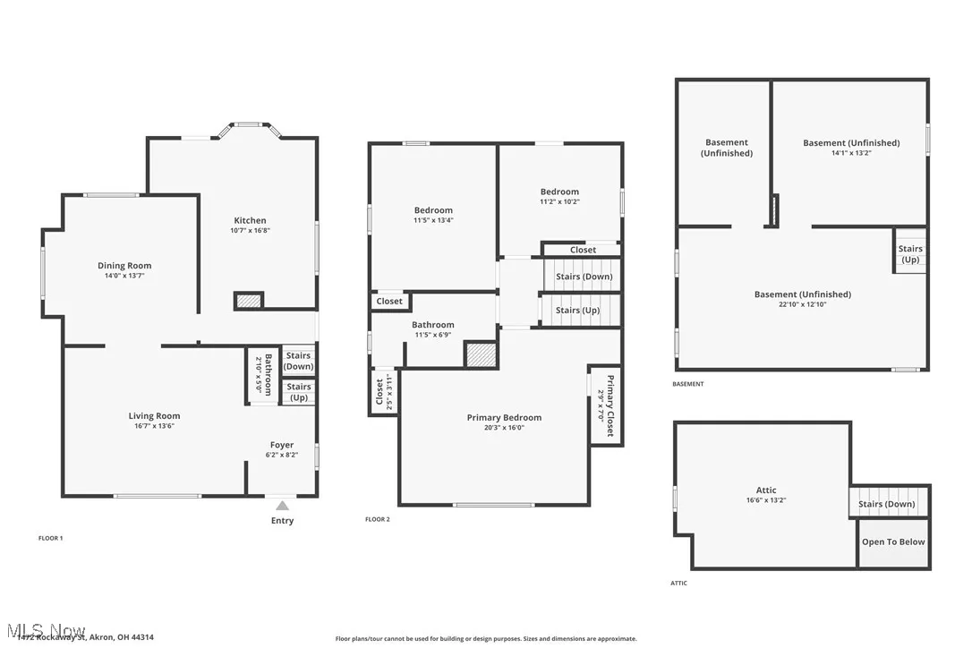 1472 Rockaway Street, Akron, Ohio 44314,MLS Now Listing ID