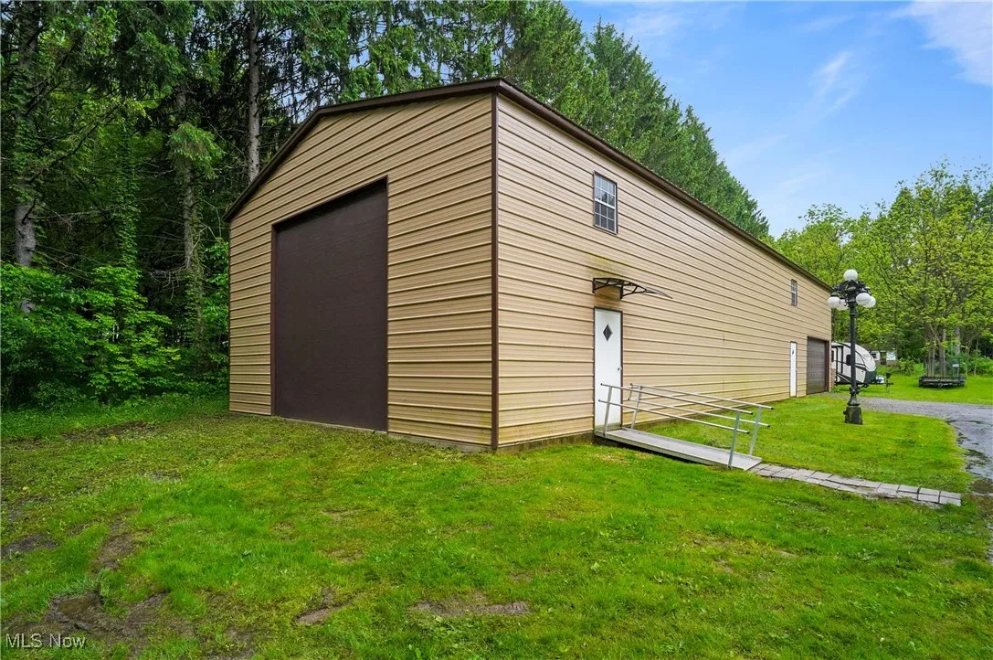 View of outbuilding