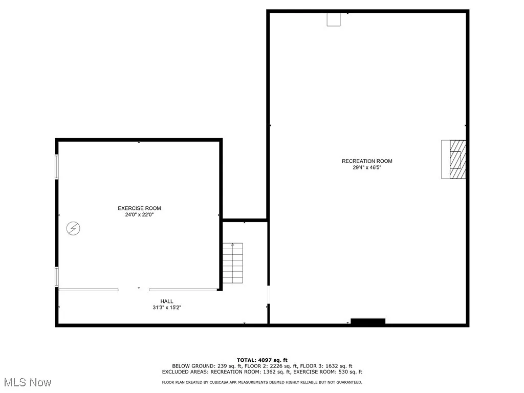 View of room layout