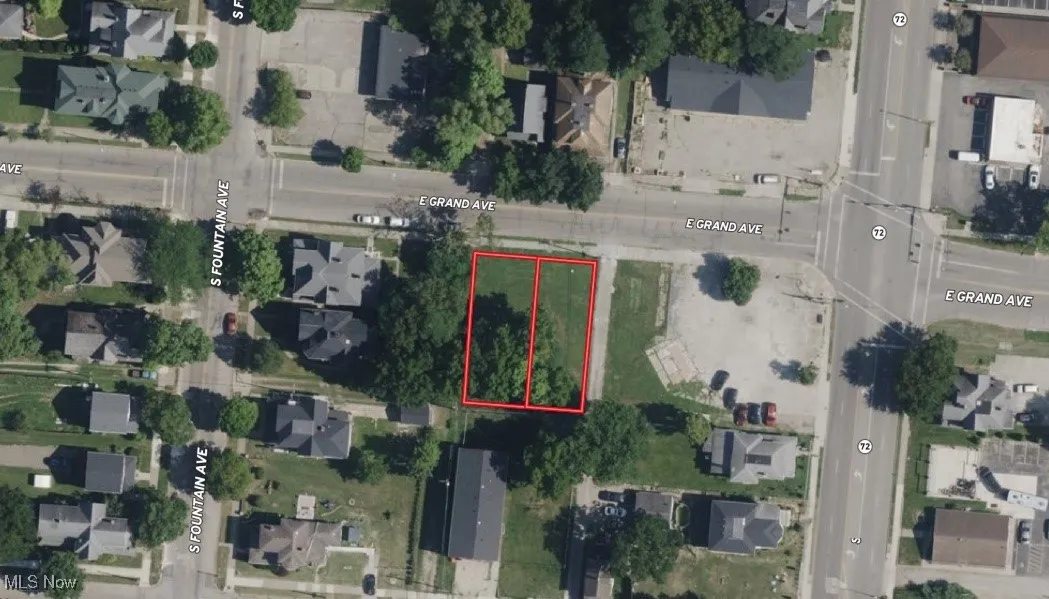 Map of property location featuring property parcel outlined