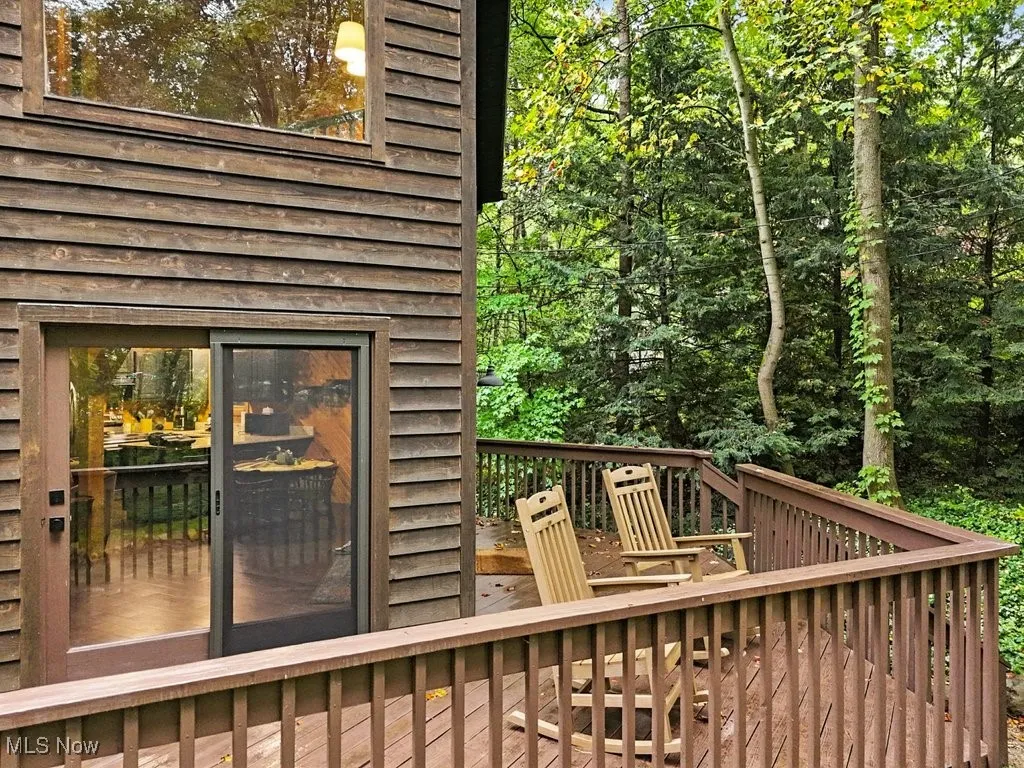 View of deck