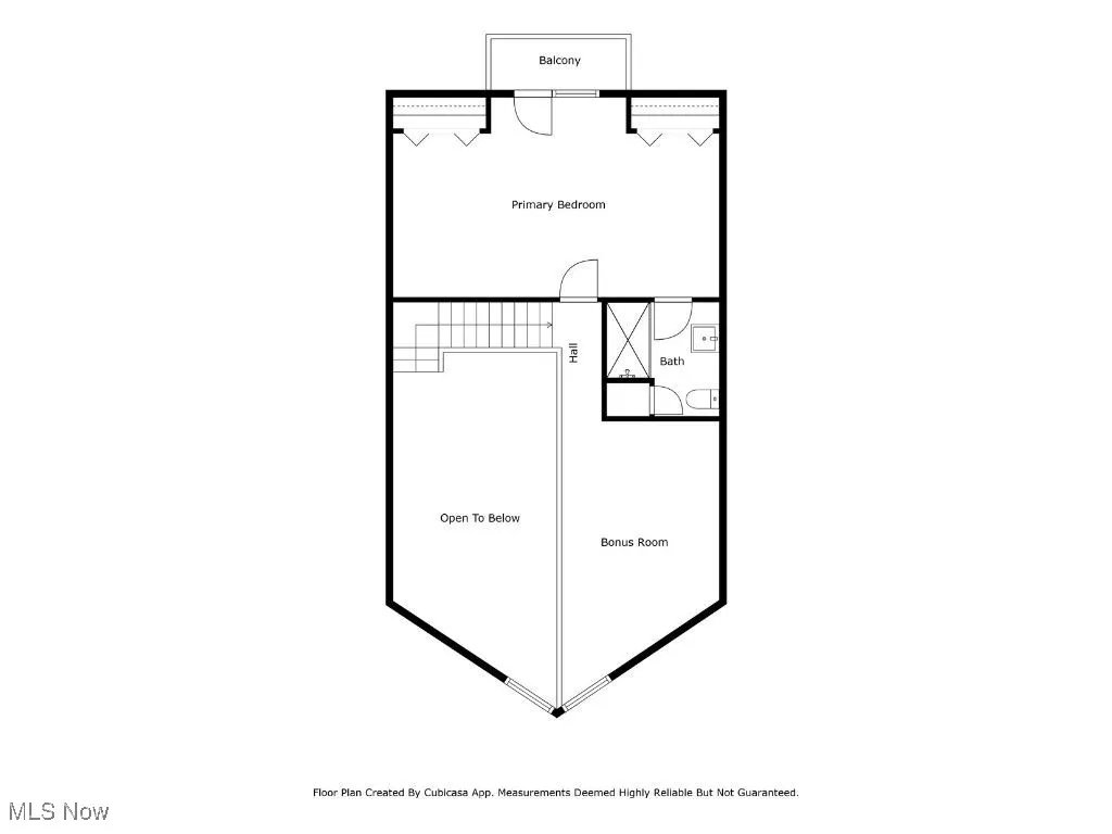 View of room layout