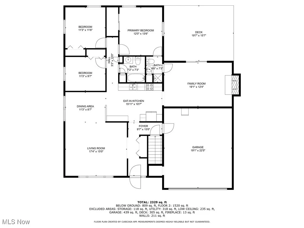 View of floor plan / room layout