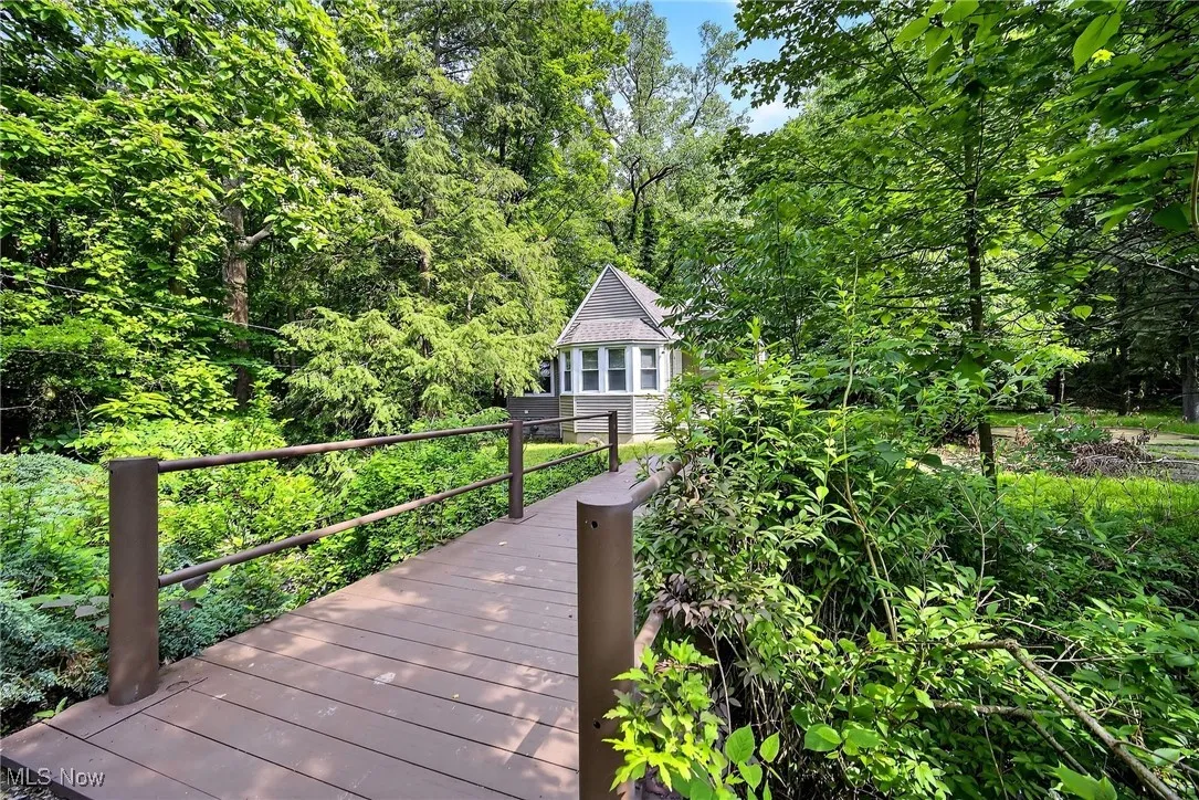 View of home's community featuring a wooden deck
