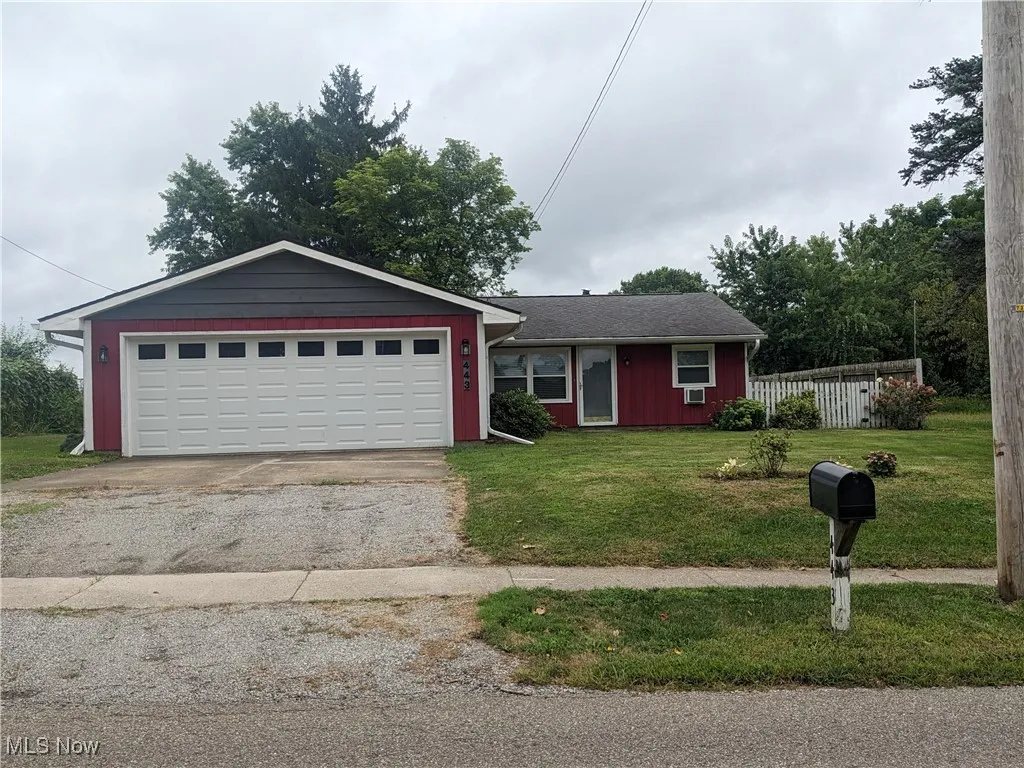 Ranch-style house with 2-car attached garage