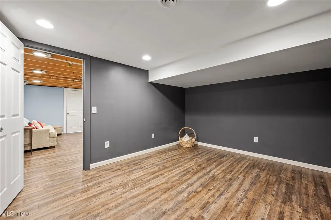 Additional finished space in the basement