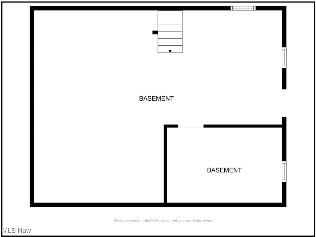 View of room layout