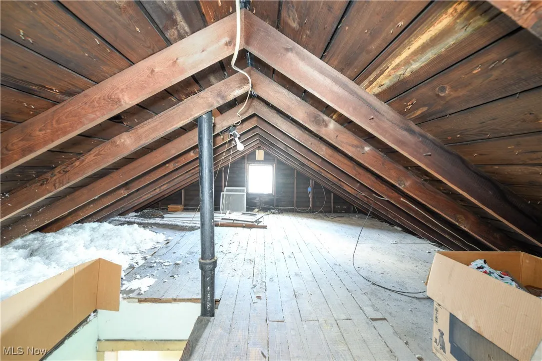 View of attic