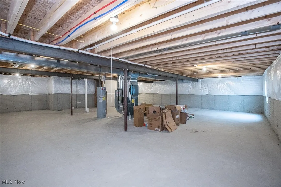 Full basement with egress access and plumbed for a full bath. Great opportunity for additional living space.