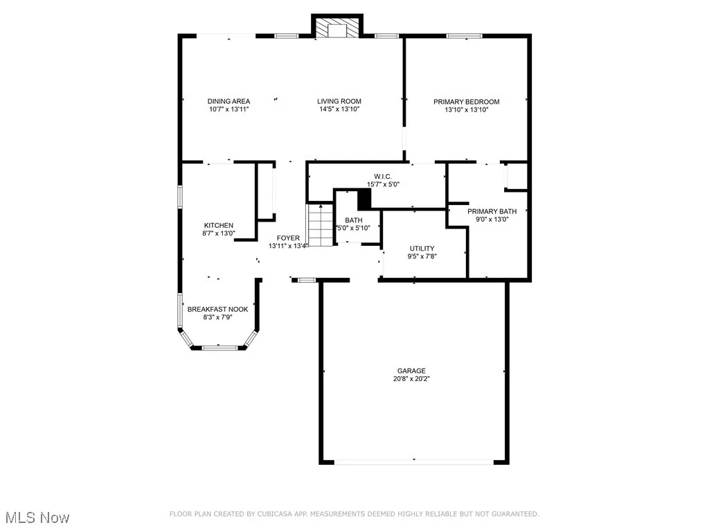 View of floor plan / room layout