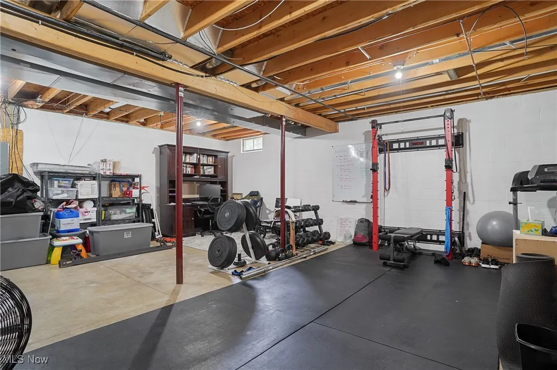 View of workout room