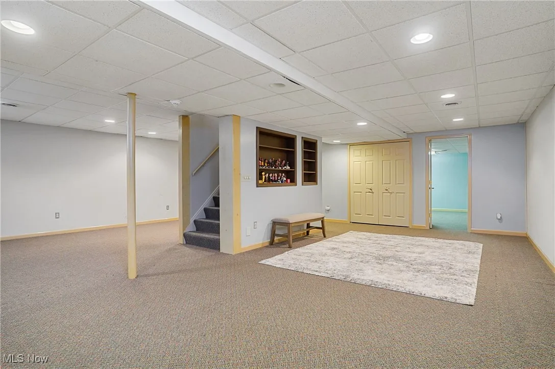 clean finished basement, endless possibilities!