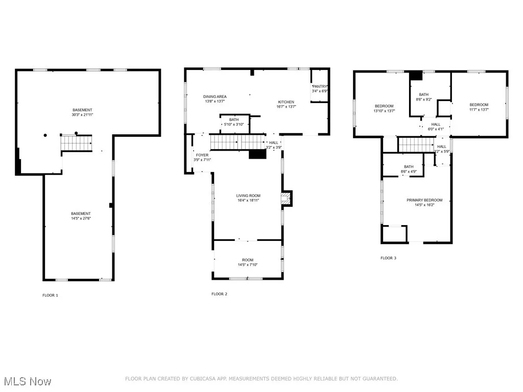 All 3 Level Floorplans