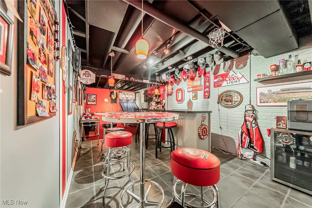 Bar featuring tile patterned floors