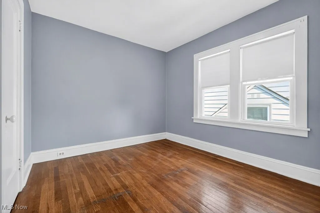 Second Floor Bedroom with hard wood floors