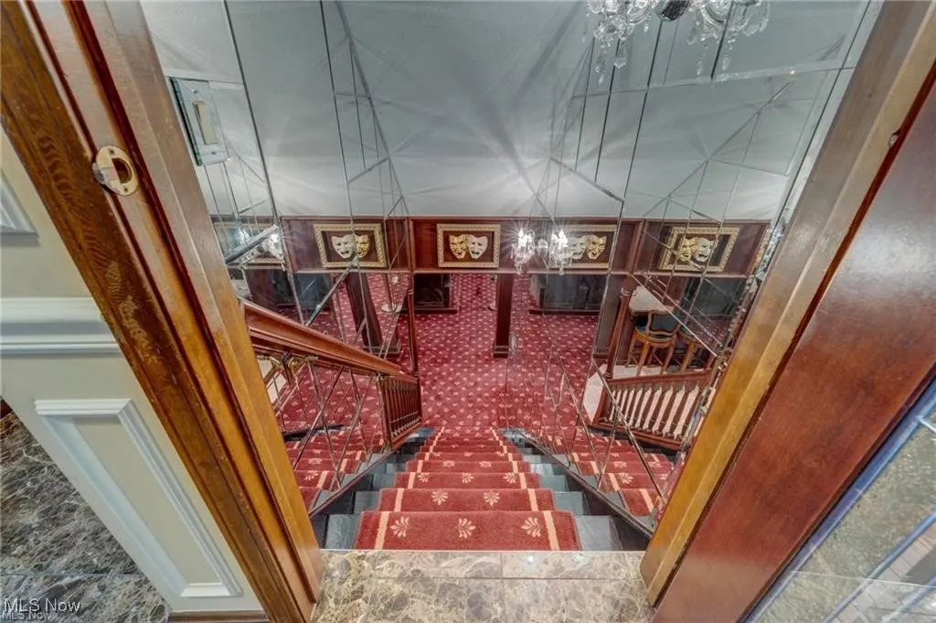 Stairway to lower level