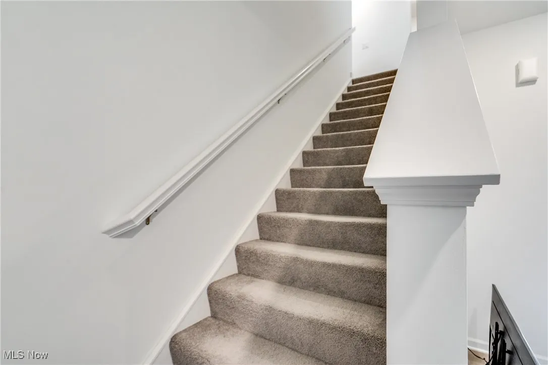 Stairs leading to the 2nd floor