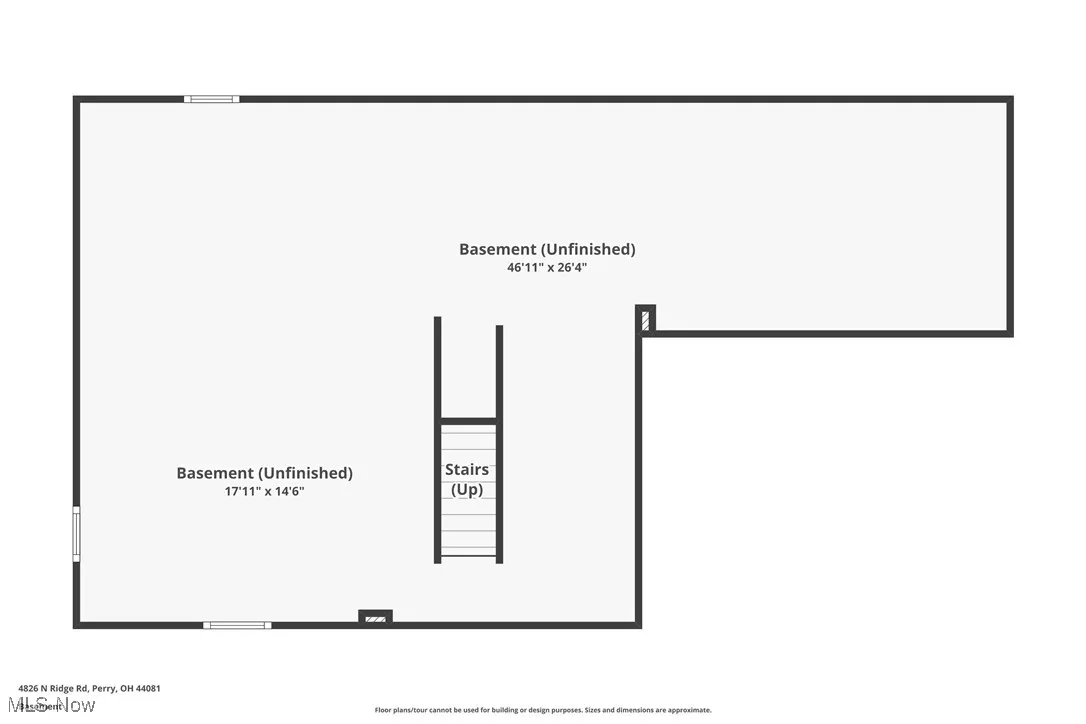 4826 N Ridge Road, Perry, Ohio 44081,MLS Now Listing ID