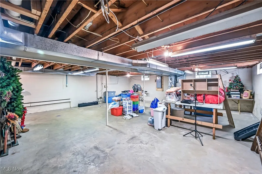 View of basement