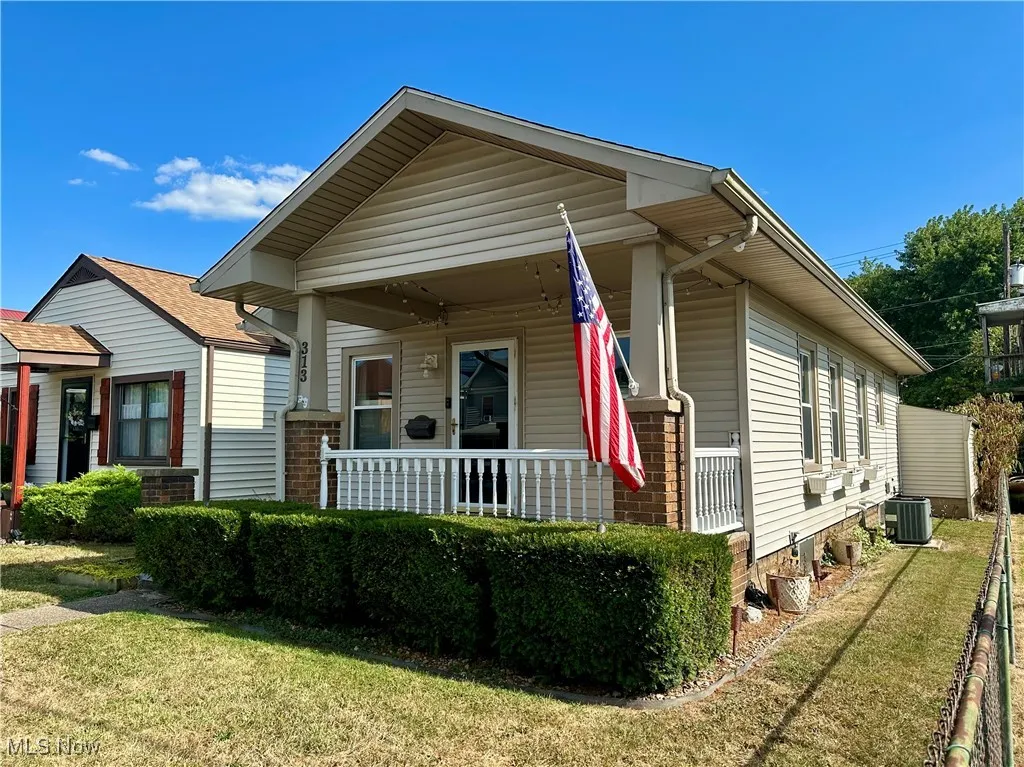 Front view of home with covered porch