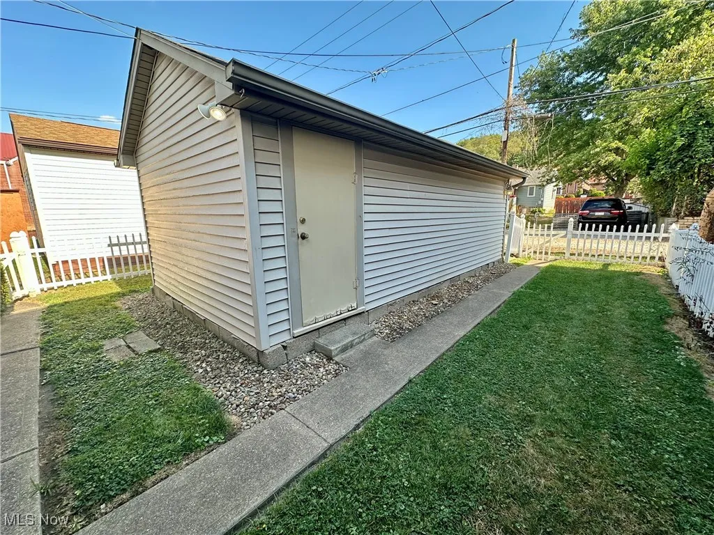 View of outbuilding
