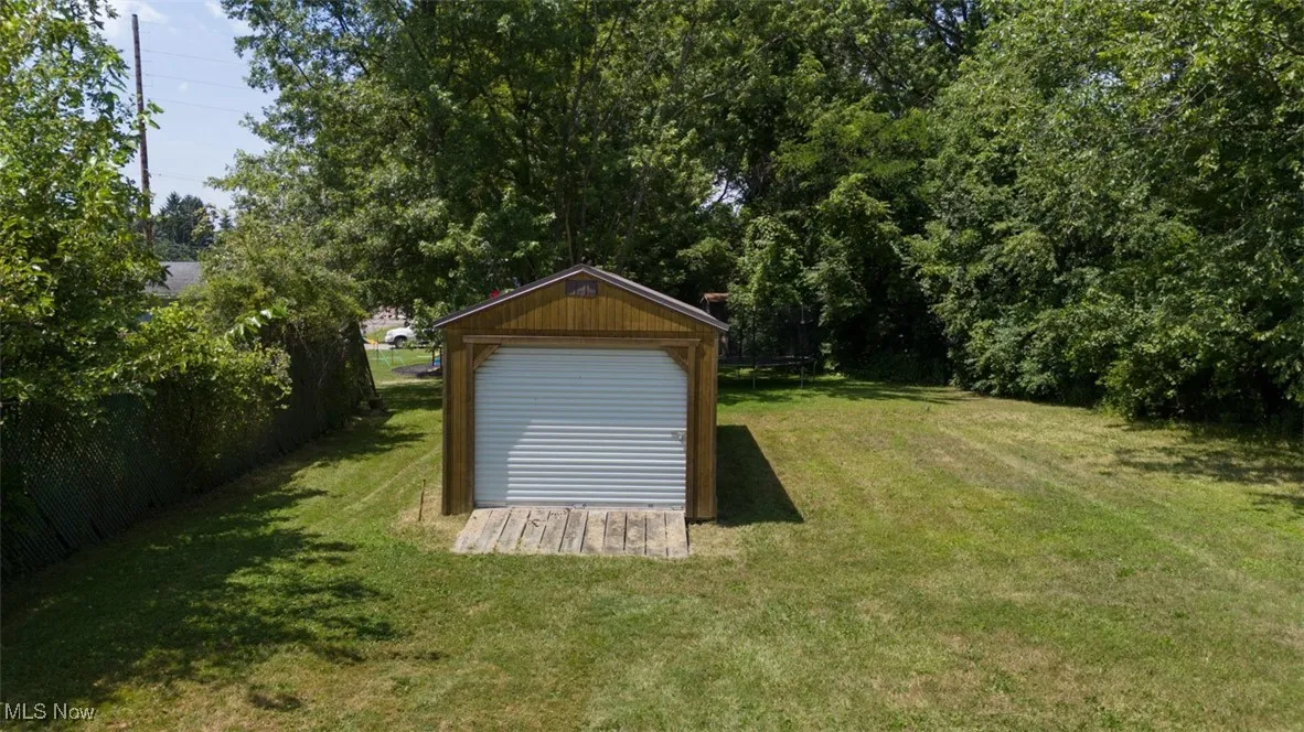 View of outbuilding
